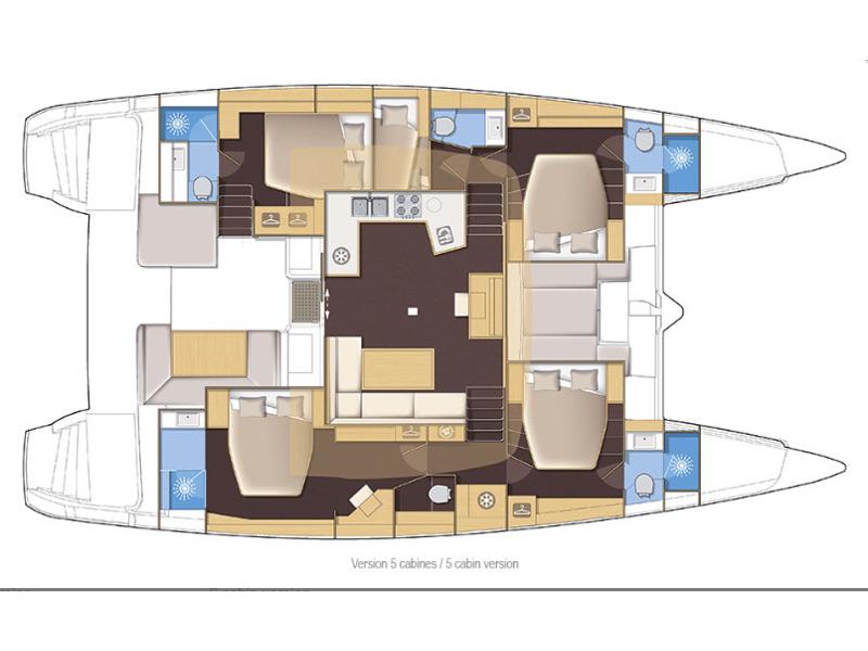 Book yachts online - catamaran - Lagoon 52F - MOJITO ex BE HAPPY - rent