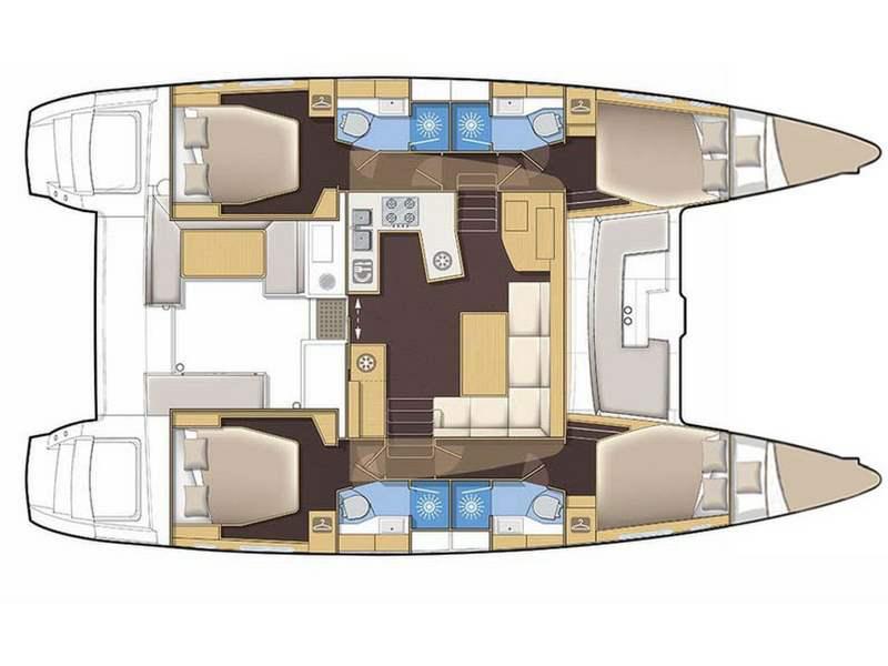Book yachts online - catamaran - Lagoon 450 (Gen+A/C+WM) - Didyme - Premium line - rent