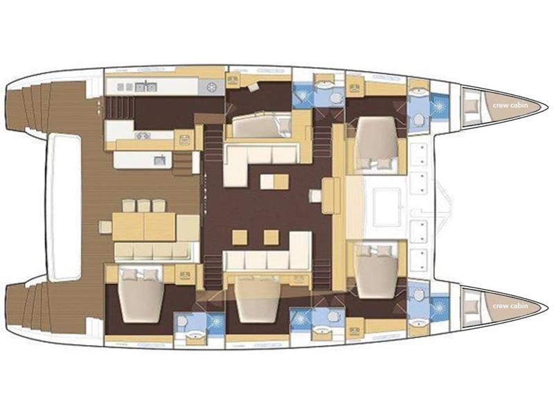 Book yachts online - catamaran - Lagoon 620 (Gen+A/C+WM) - SAILUXE - Blue Eclipse - rent