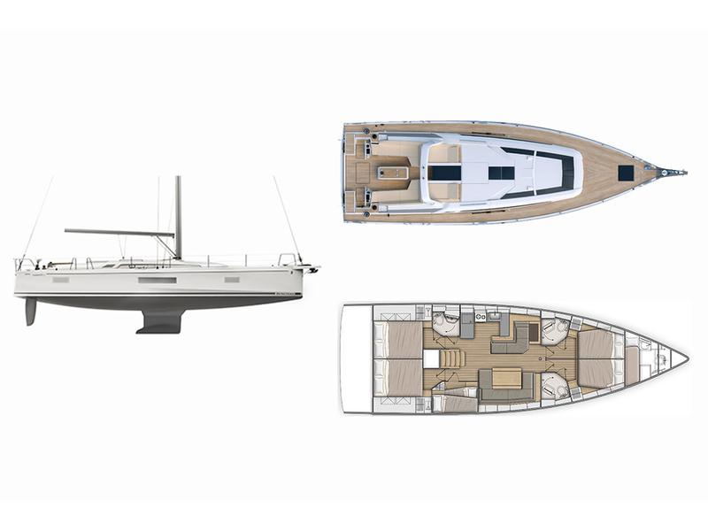 Book yachts online - sailboat - Oceanis 51.1 - Aloha - rent