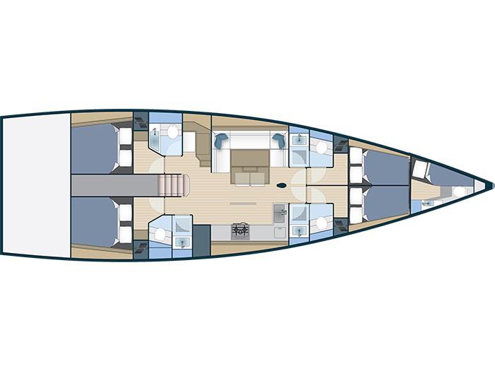 Book yachts online - sailboat - More 55 - One More - rent