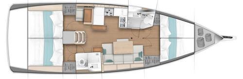 Book yachts online - sailboat - Sun Odyssey 440 - XOXO - rent