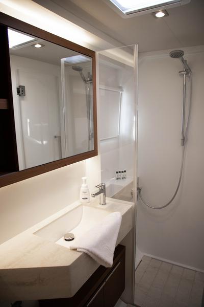 Book yachts online - catamaran - Lagoon 50 LUX elegance (2019) equipped with airconditioning (saloon + cabins), generator, watermaker, ice maker, dishwasher, washer/dryer, 2 SUP, snorkelling equipment - TWIN JOY - rent