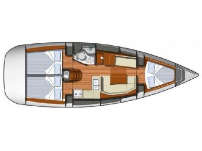 Book yachts online - sailboat - JEANNEAU SO 36i - WINDY 6ª Bi 3-3-11 - rent