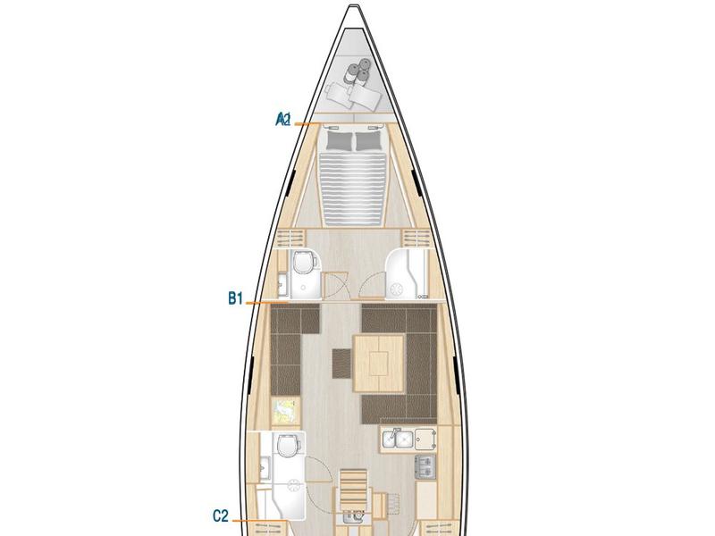 Book yachts online - sailboat - Hanse 458 (3 cab) - MERAKI - rent