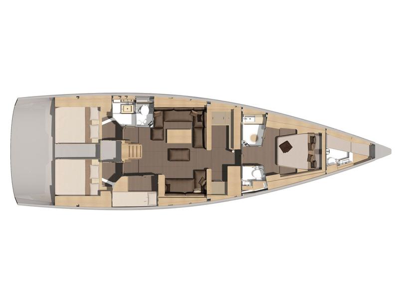 Book yachts online - sailboat - Dufour 56 Exclusive 2018 - Hola - rent