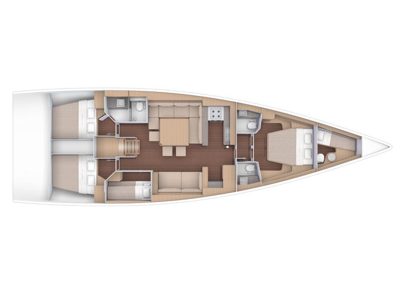 Book yachts online - sailboat - Dufour 56 Exclusive owner's version - Friska - rent