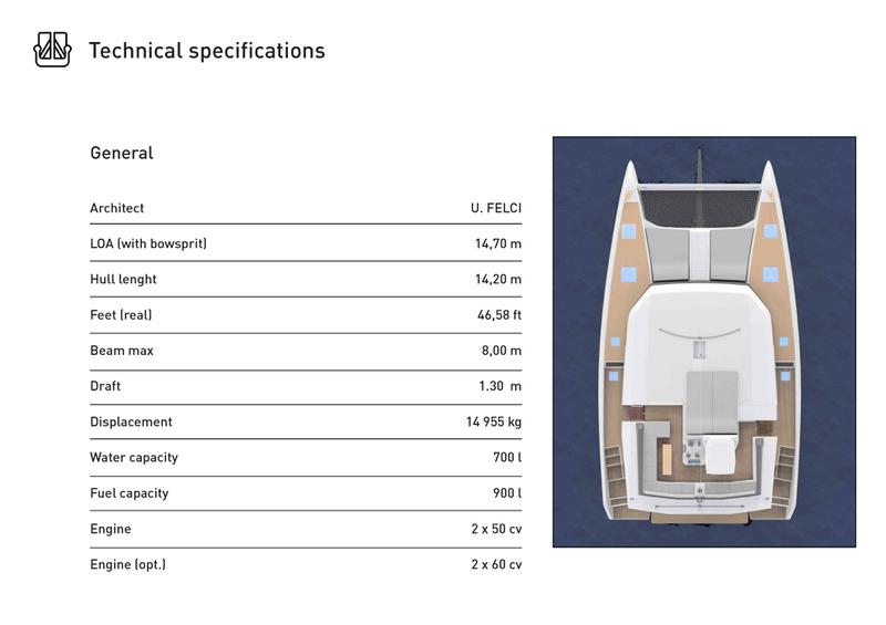 Book yachts online - catamaran - Dufour Catamaran 48 - Argo - rent