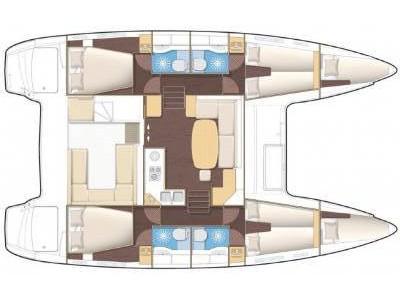 Book yachts online - catamaran - Lagoon 450 - Uranus Planet - rent