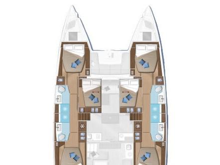 Book yachts online - catamaran - Lagoon 50 - For Sail Too - Skippered - rent