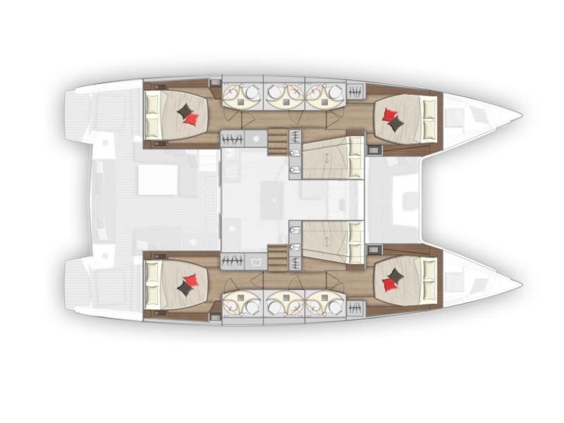 Book yachts online - catamaran - Lagoon 50 - Aeolian Myth - rent