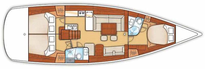 Book yachts online - sailboat - Oceanis 50 - Ageras  - Bow &amp; Solar - rent