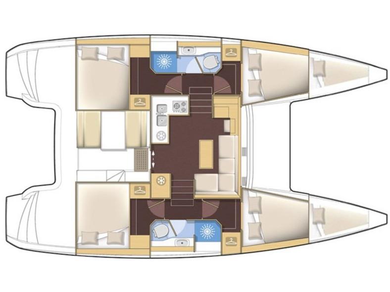 Book yachts online - catamaran - Lagoon 39 - Randy Dandy O - rent