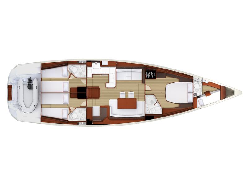Book yachts online - sailboat - Jeanneau 57 - Seafree - rent
