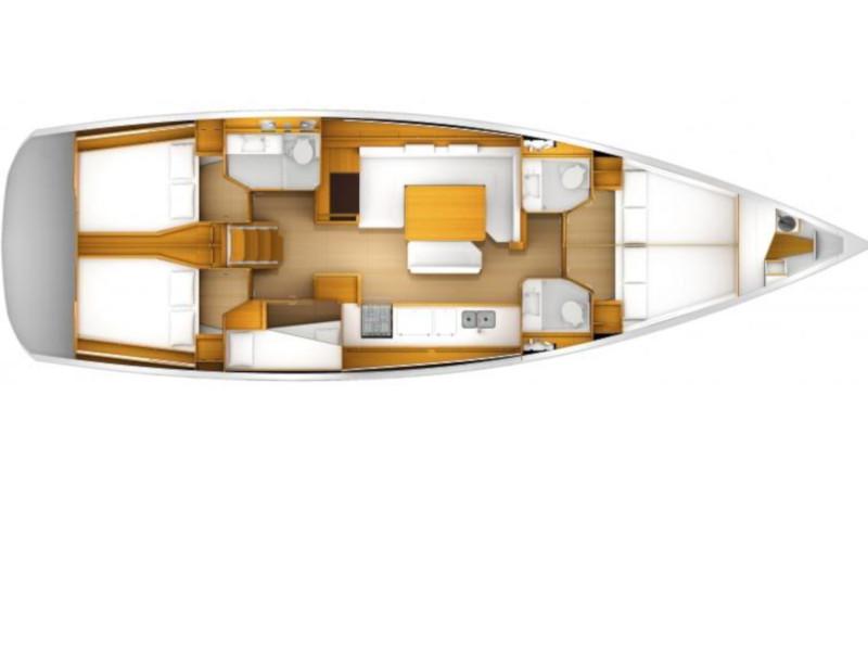 Book yachts online - sailboat - JEANNEAU S. O. 519   2016 - LIBERA Cp - rent