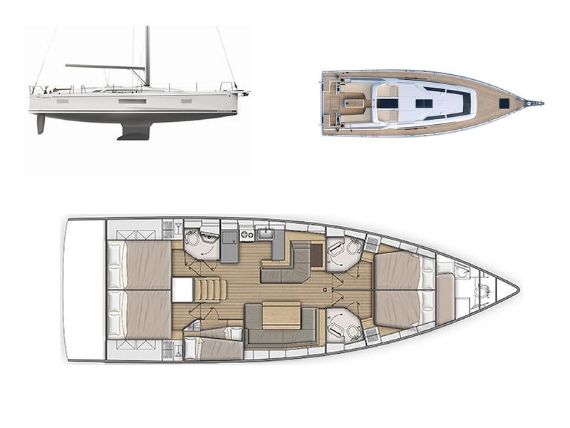 Book yachts online - sailboat - Oceanis 51.1 - Kallisto - rent