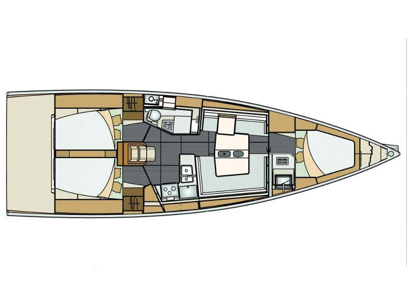 Book yachts online - sailboat - Elan E5 - LINA new 2020+AC - rent