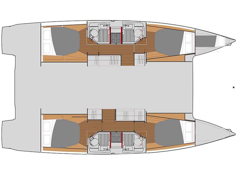 Book yachts online - catamaran - Astréa 42 - Nancy - rent