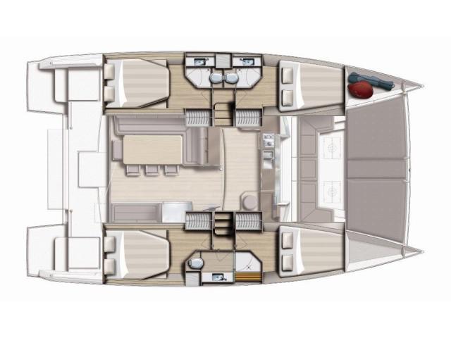 Book yachts online - catamaran - Bali 4.3 Bareboat AQUA - AQUA - rent