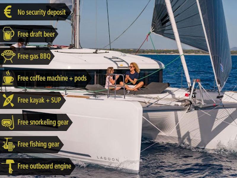 Book yachts online - catamaran - Lagoon 40 - Geo - rent