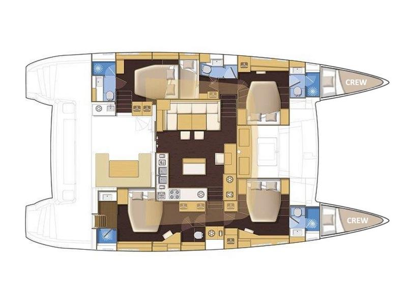 Book yachts online - catamaran - Lagoon 560 - ARCTIC QUEEN - rent