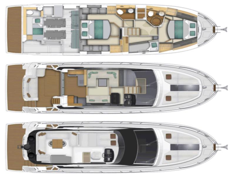 Book yachts online - motorboat - Monte Carlo 5 - Blizzard - rent