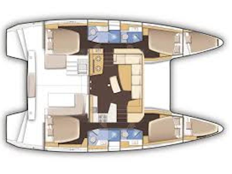 Book yachts online - catamaran - Lagoon 42 - Barchetta III - rent