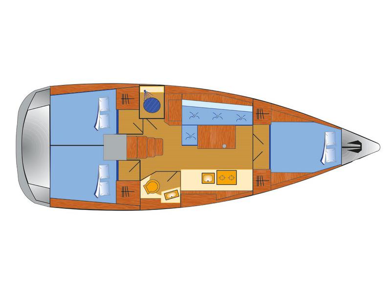 Book yachts online - sailboat - Oceanis 38.1 - Maja - rent