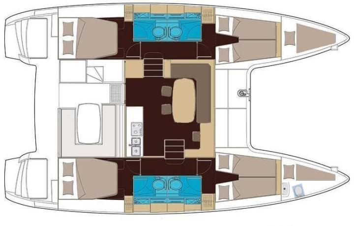 Book yachts online - catamaran - Lagoon 400 - Aurora - rent