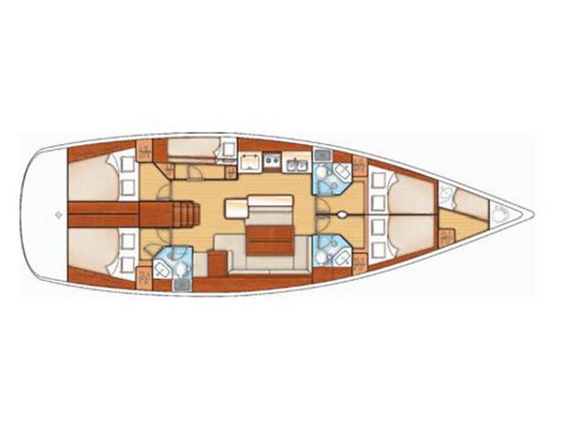 Book yachts online - sailboat - Oceanis 50 Family - Ippolity - rent