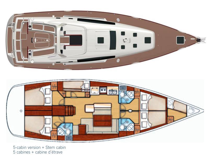 Book yachts online - sailboat - Oceanis 50 Family - Ornella - rent