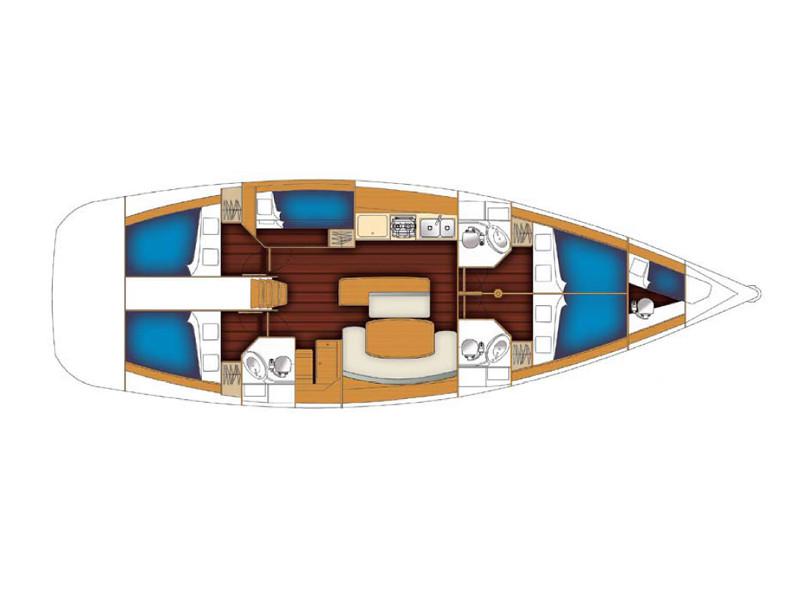 Book yachts online - sailboat - Cyclades 50.5 - Martinez / Refit 2020 - rent