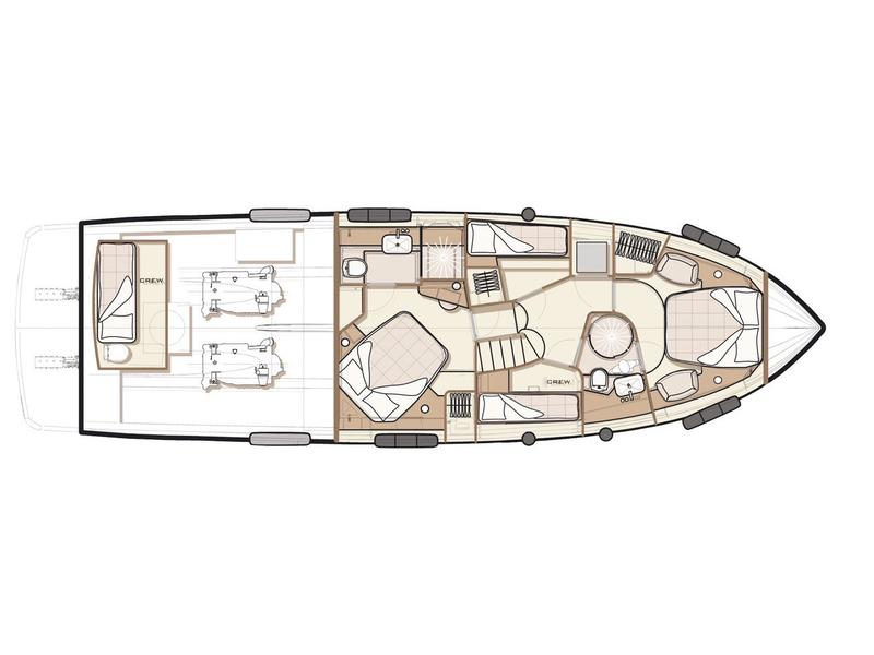 Book yachts online - motorboat - Azimut Magellano 53 - MAGELLANO - rent
