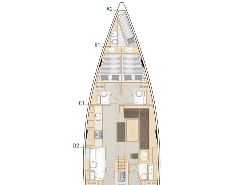 Book yachts online - sailboat - Hanse 508 - Andromeda - rent