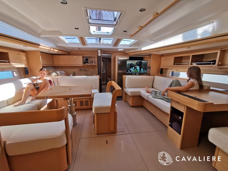 Book yachts online - sailboat - Dufour 56 Exclusive - Cavaliere CD(Ac+Gen+Wm+Bbq) - rent
