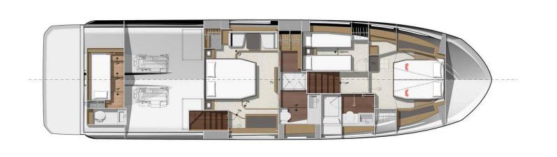 Book yachts online - motorboat - Prestige 590 Fly - The Sun - rent