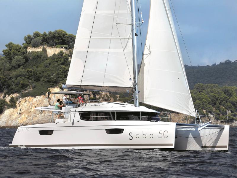 Book yachts online - catamaran - Saba 50 - Princess Aphrodite (crewed) - rent