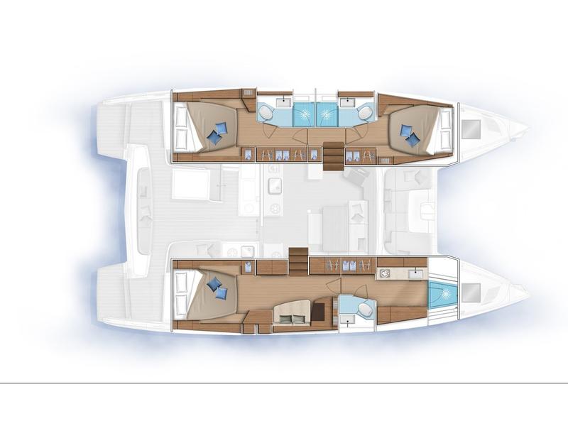 Book yachts online - catamaran - Lagoon 46 Aurora - Aurora - rent