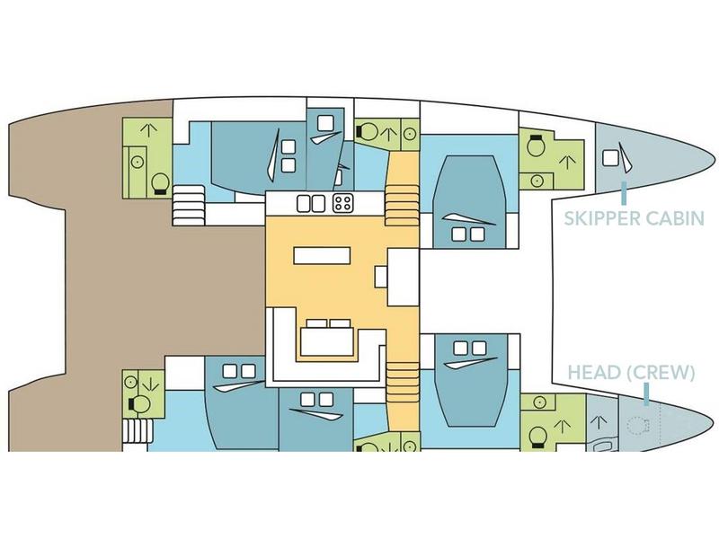 Book yachts online - catamaran - Lagoon 52F - AKANA - rent