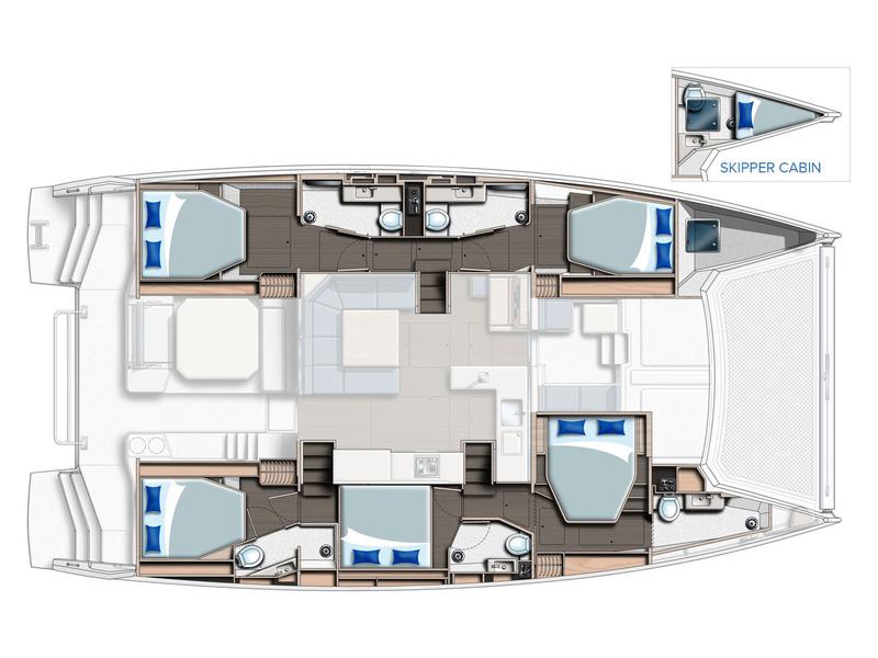 Book yachts online - catamaran - Leopard 50 - LADY AMANDA - rent