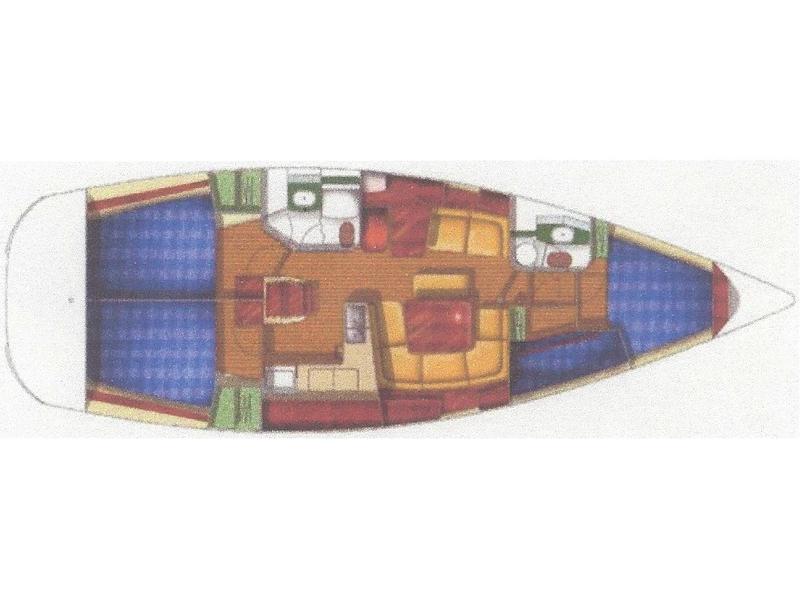 Book yachts online - sailboat - Sun Odyssey 43 - Saida - rent