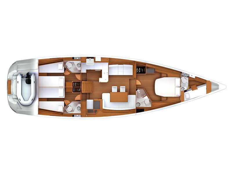Book yachts online - sailboat - Jeanneau 57 - Whyknot (skipper obligatory) - rent