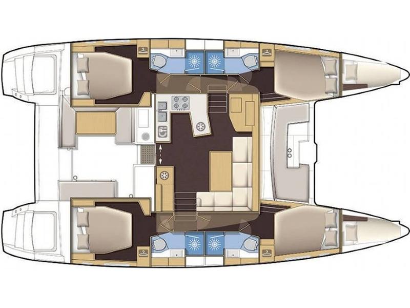 Book yachts online - catamaran - Lagoon 450  Flybridge_2020_2 - SY_2063 - rent