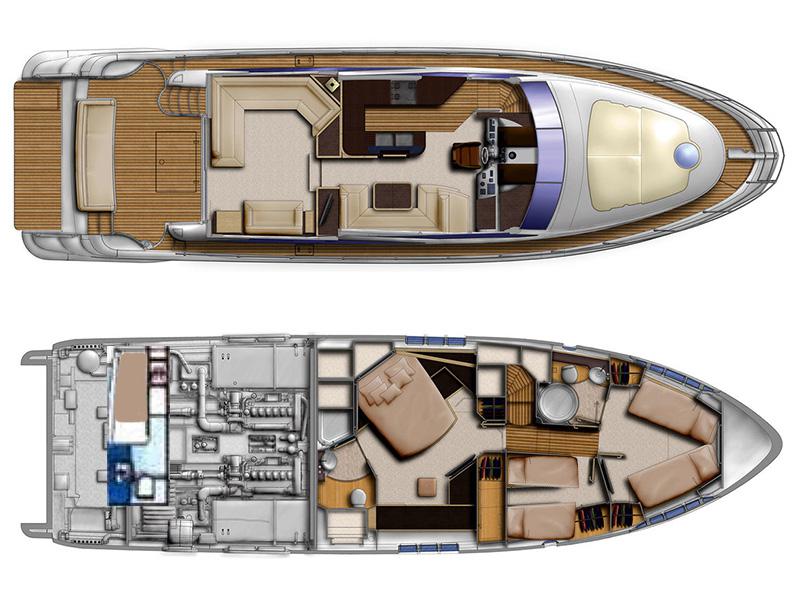 Book yachts online - motorboat - Azimut 58 - Sabijac II (hostess extra) - rent