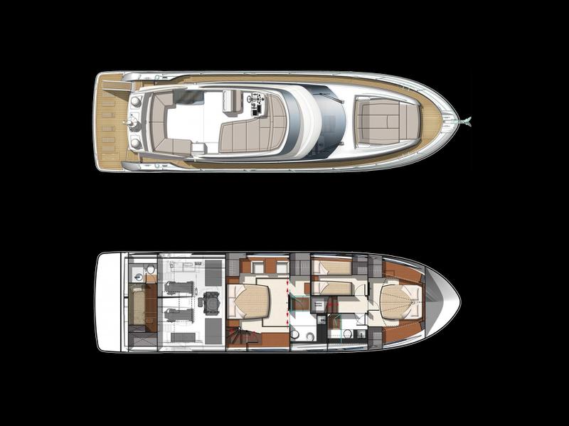 Book yachts online - motorboat - Prestige 550 Fly - Floria - rent