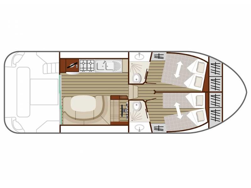 Book yachts online - motorboat - Estivale Quattro - SULLY FR - rent