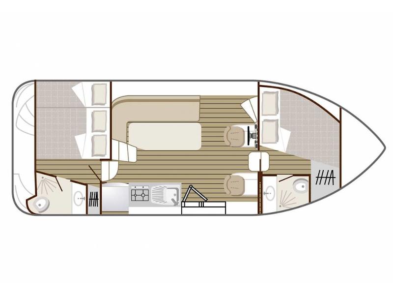 Book yachts online - motorboat - Confort 900 DP - MARIGNY FR - rent