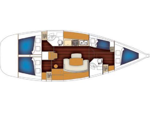 Book yachts online - sailboat - Beneteau 43.4 - Argo - rent