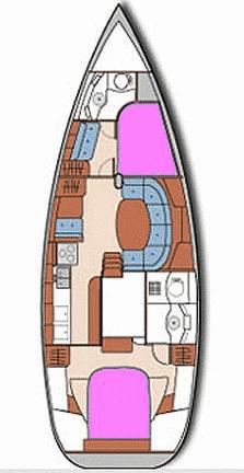 Book yachts online - sailboat - Oceanis 40 CC - Duet - rent