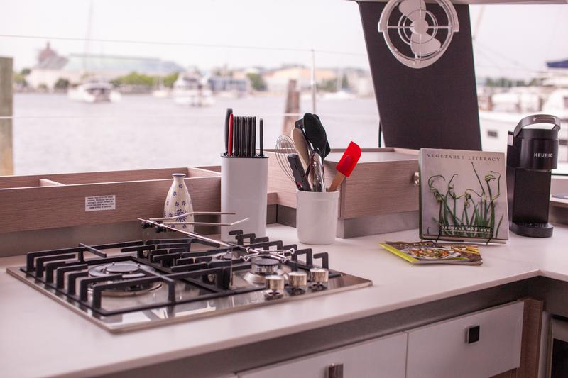 Book yachts online - catamaran - Elba 45 - USS Flamingo - rent